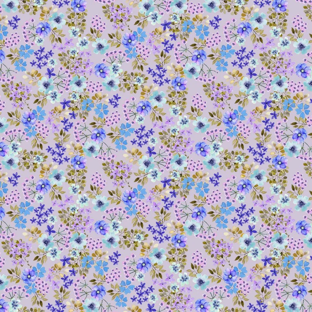 100% Cotton Print - Digital Floral
