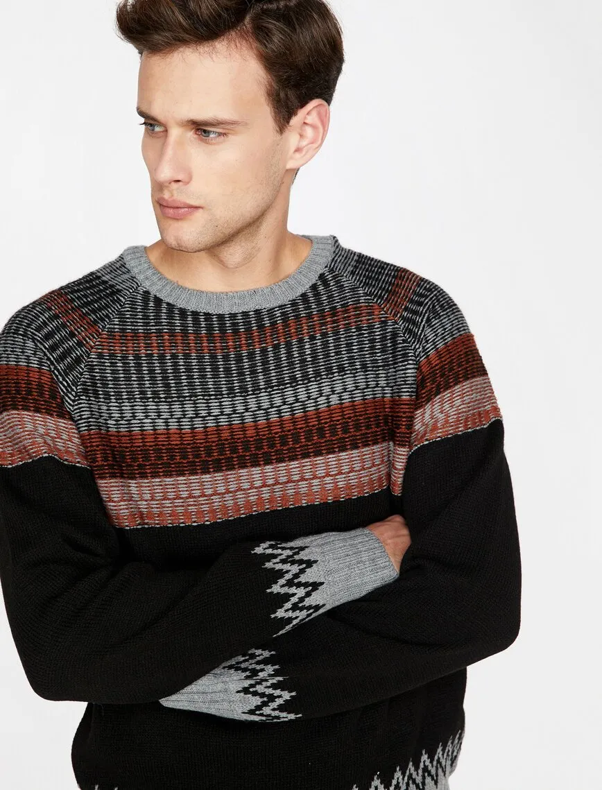 17368 Multi Colour Striped Jumper