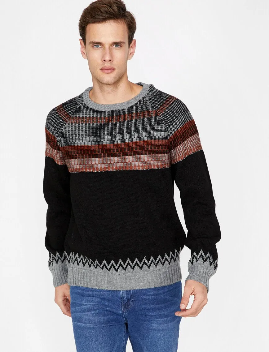 17368 Multi Colour Striped Jumper