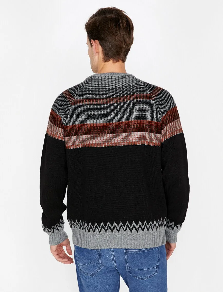 17368 Multi Colour Striped Jumper