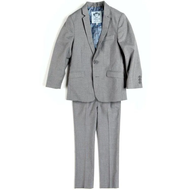 Appaman Mod Boys Slim Classic Mist Grey Suit