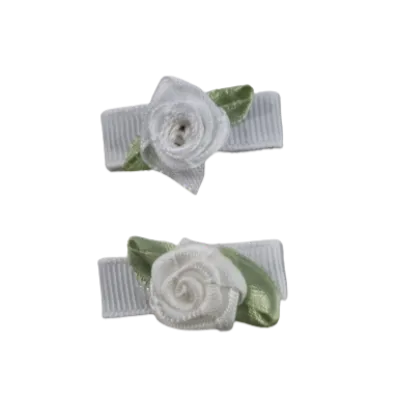 Baby Non Slip Hair Clip - Mini Rose (2 Colours)