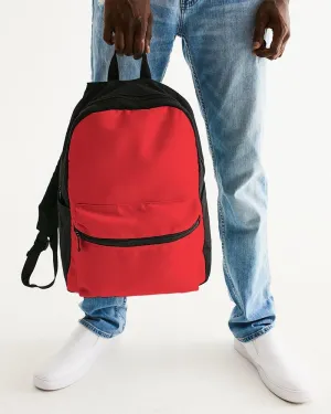 Bright Red Canvas Backpack | Bright Pure Red | C0M100Y100K0