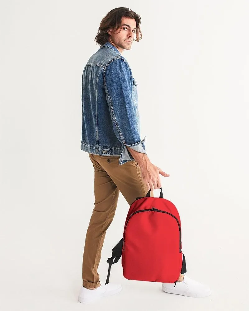 Bright Red Waterproof Backpack | Bright Pure Red | C0M100Y100K0