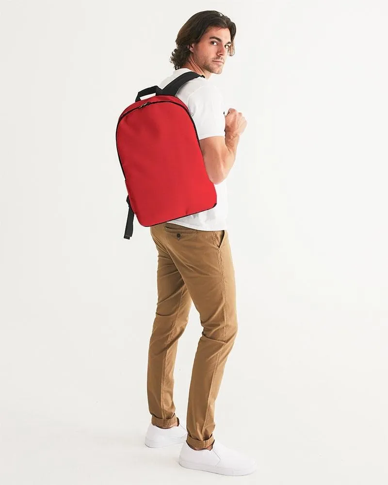 Bright Red Waterproof Backpack | Bright Pure Red | C0M100Y100K0