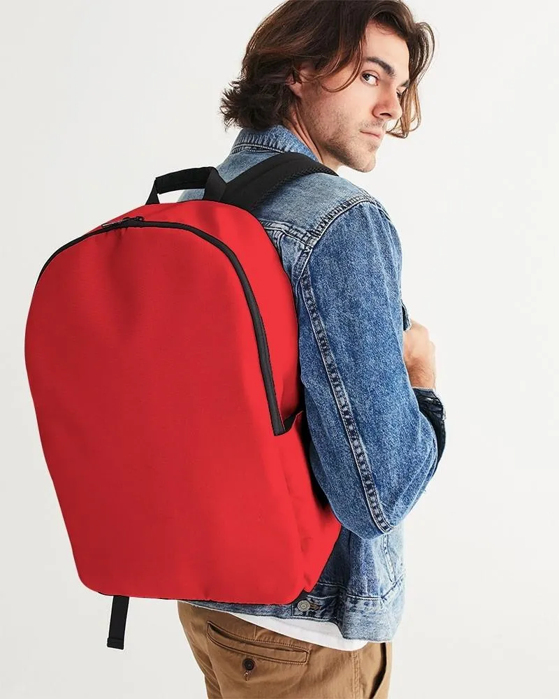 Bright Red Waterproof Backpack | Bright Pure Red | C0M100Y100K0