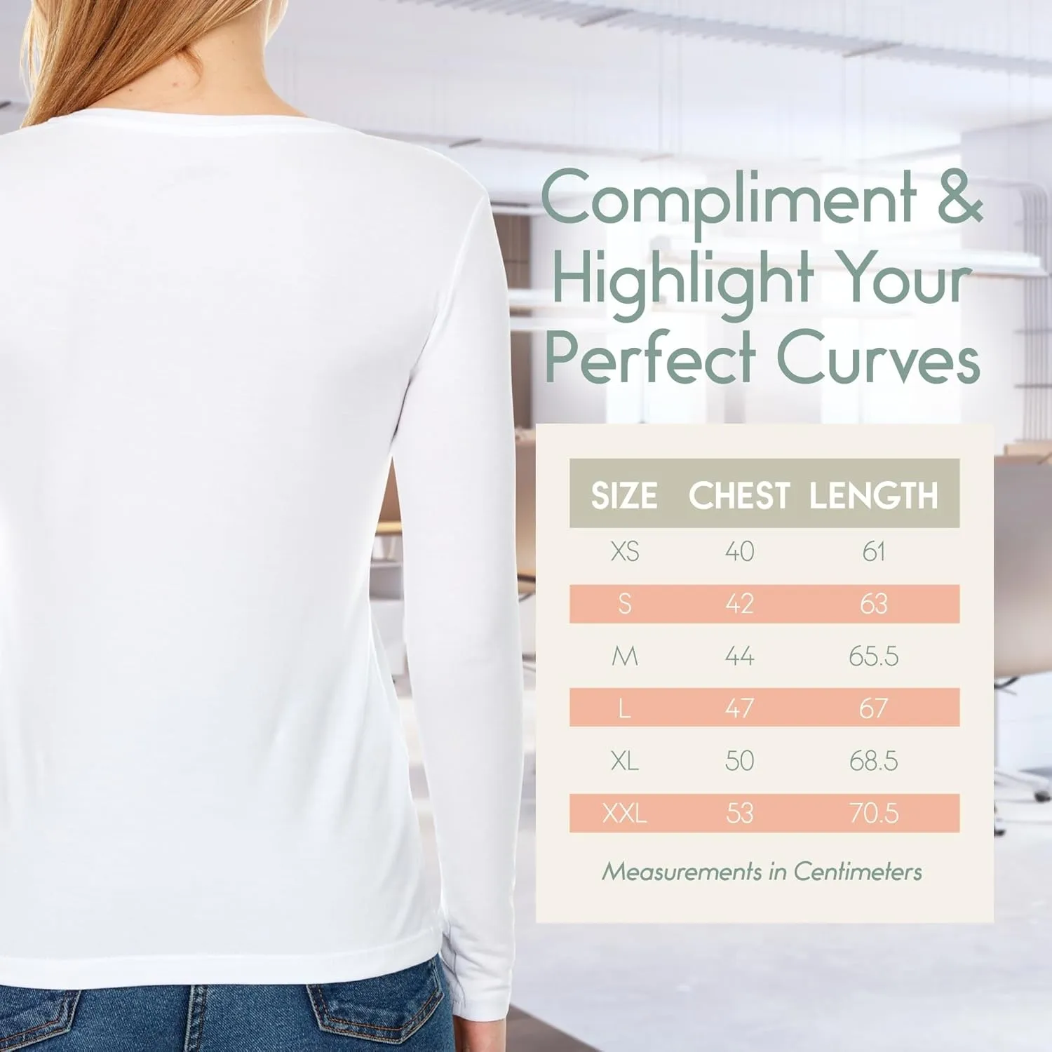 Brix Essentials Women's Classic-Fit Long-Sleeve Crewneck T-Shirt Super Soft Tagless.