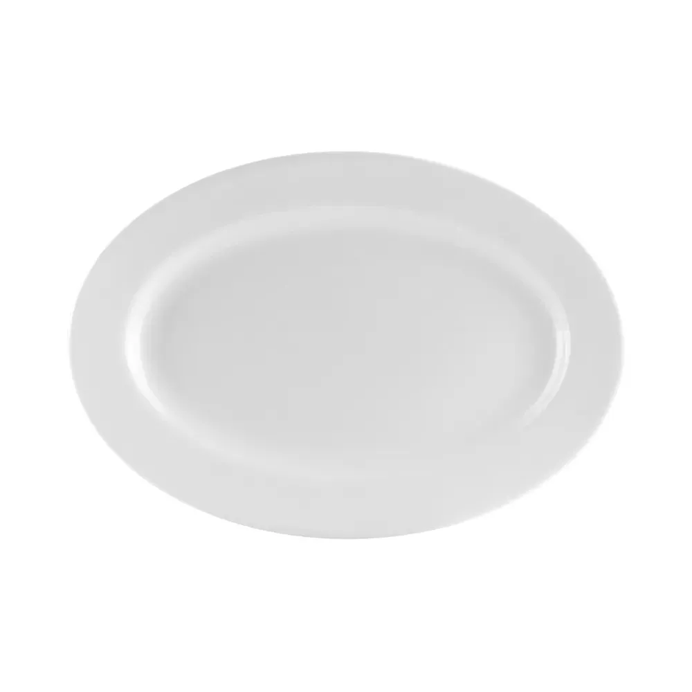 CAC China UVS-14 Oval Platter 13" Case of 12 Pcs