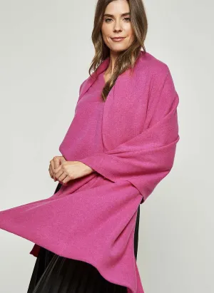 Cashmere Travel Wrap - Pink Soda