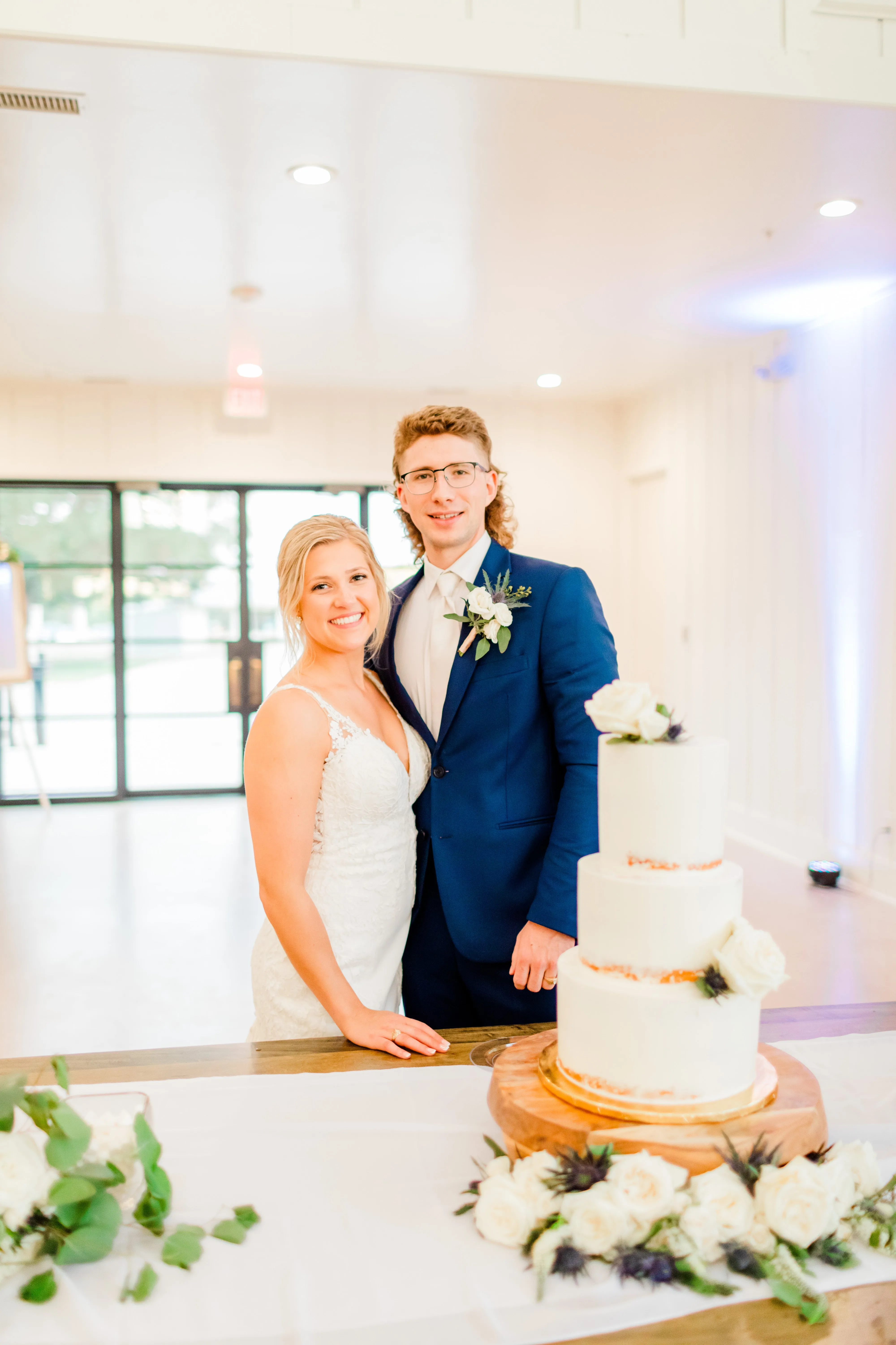 Glamorous White and Sage Green Texas Wedding