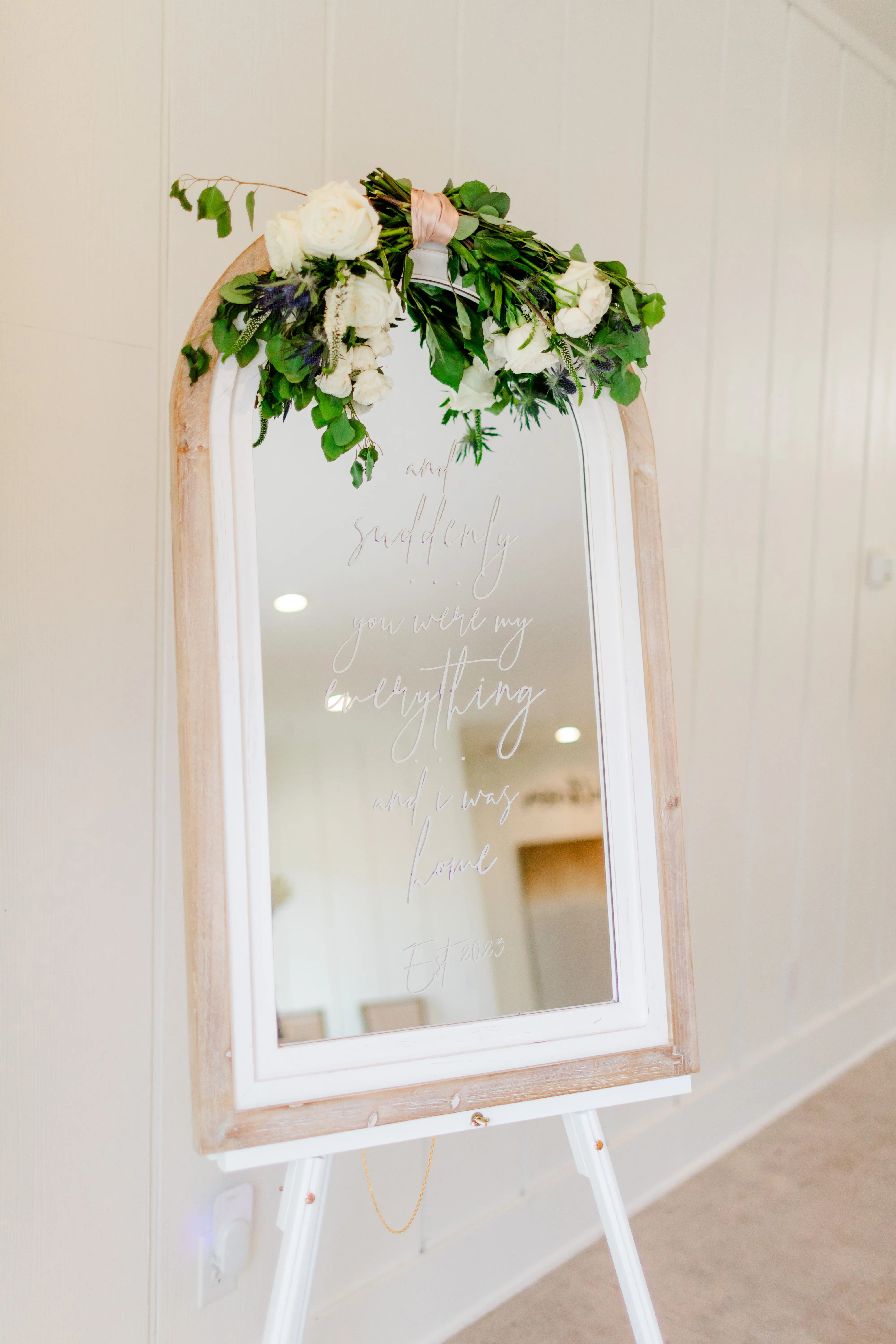 Glamorous White and Sage Green Texas Wedding