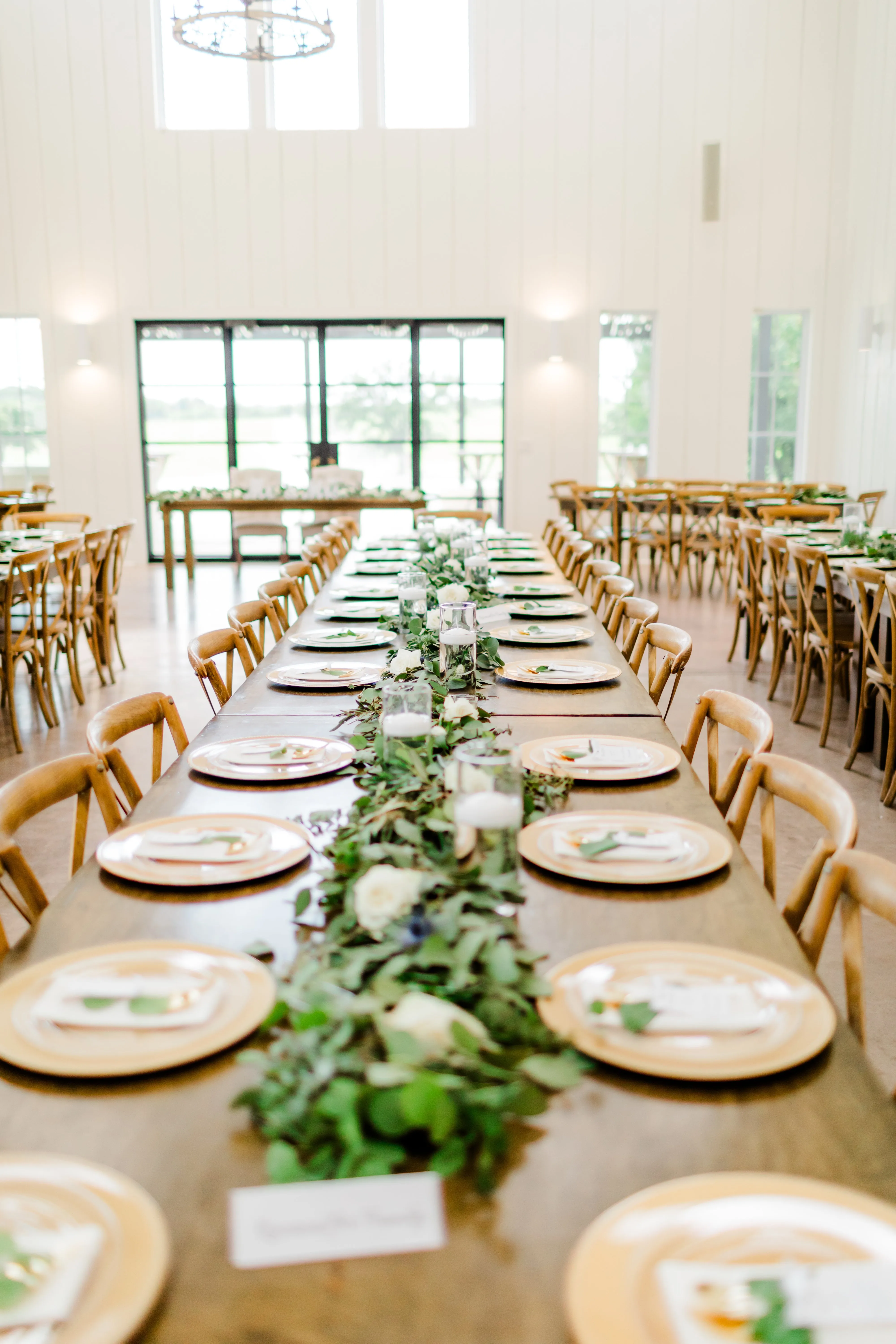 Glamorous White and Sage Green Texas Wedding