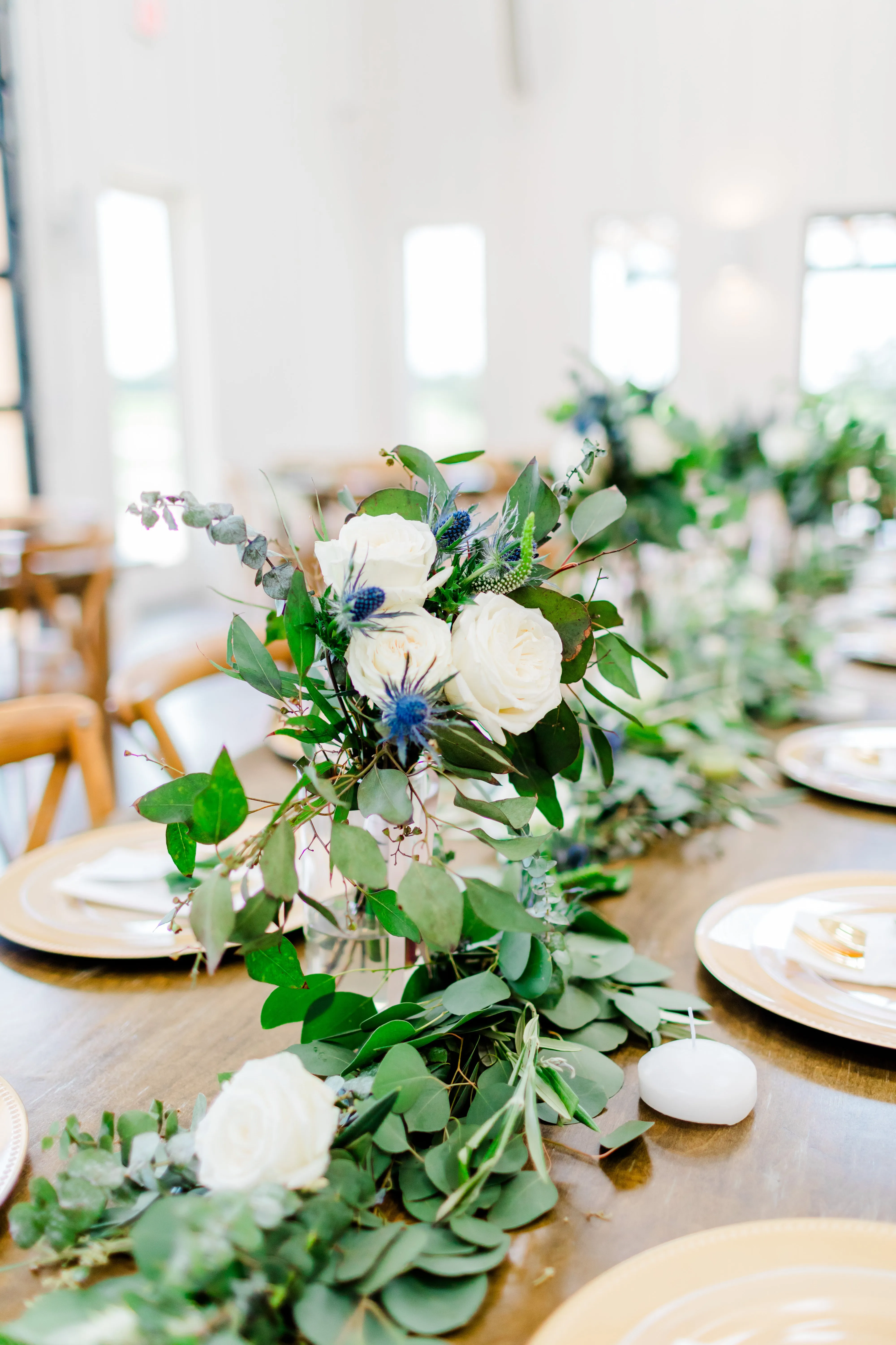 Glamorous White and Sage Green Texas Wedding