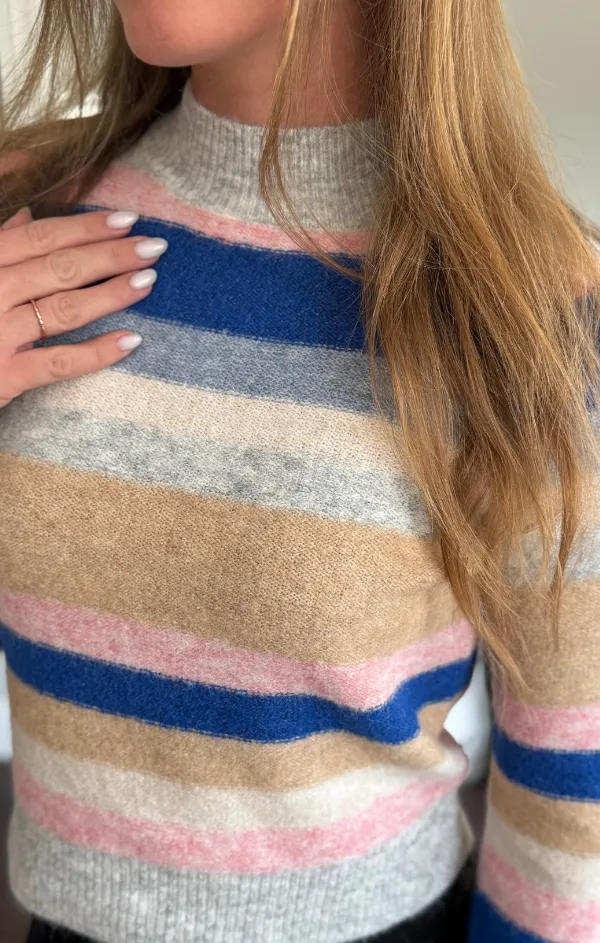 Indigo Mockneck Sweater