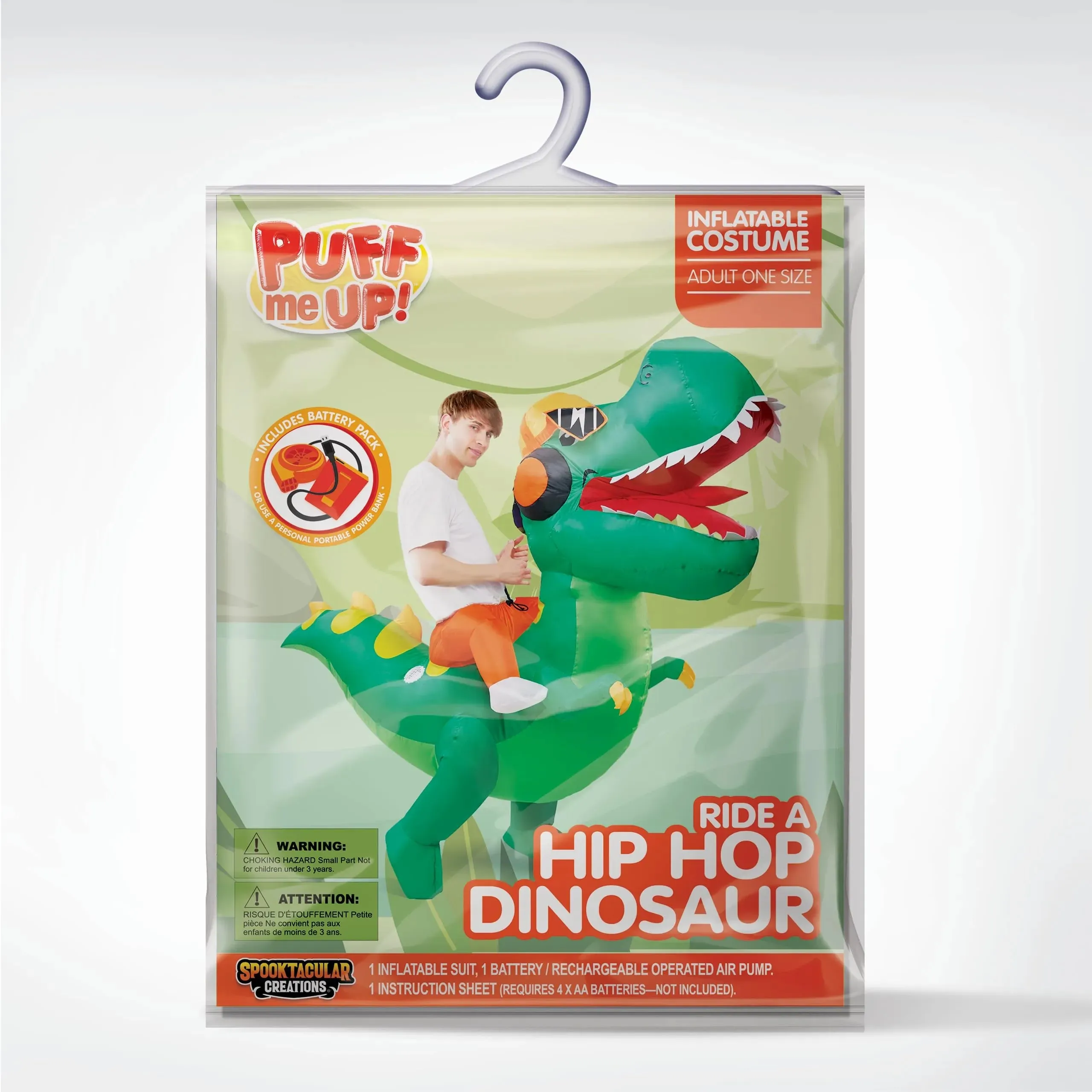 Inflatable Costume Riding a Hip-hop Dinosaur T-rex