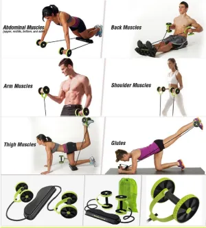 Kawachi Slim Flex Multilevel Double-Wheeled Rope Exerciser - K144