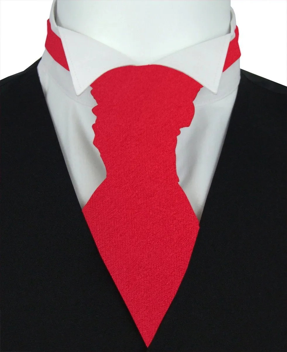 Lava Red Boys Wedding Cravat