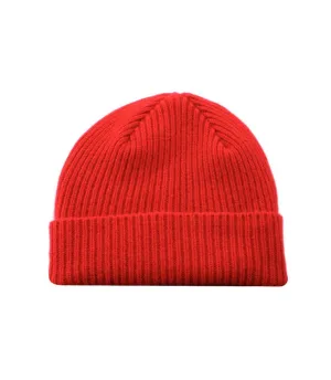 Mackie - Barra Hat Red UNISEXE - Bonnet Laine Angora Rouge Vif