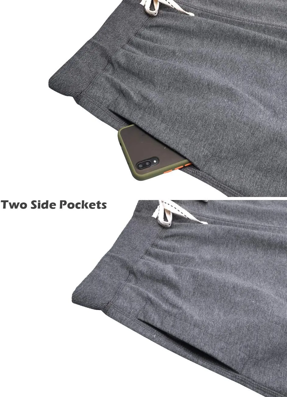 Men's Casual Cotton Athletic Shorts