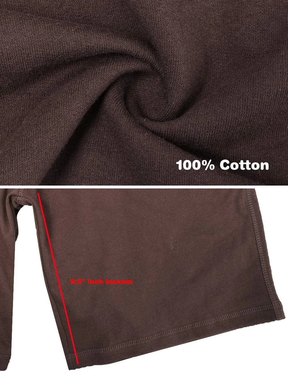 Men's Casual Cotton Athletic Shorts