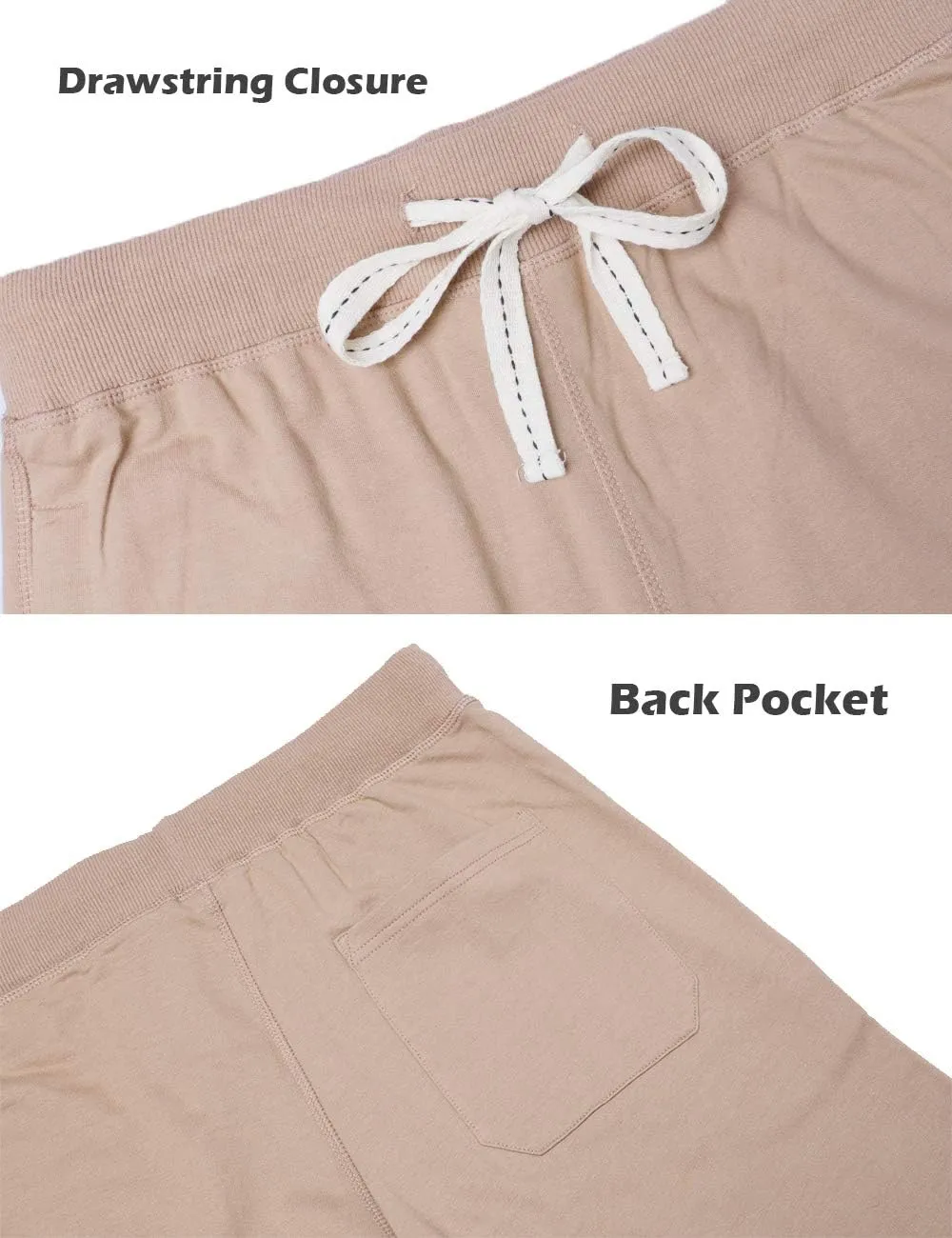 Men's Casual Cotton Athletic Shorts