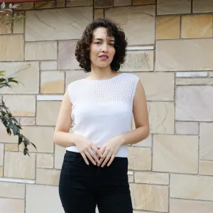 Pima Cotton Deep Lace Top