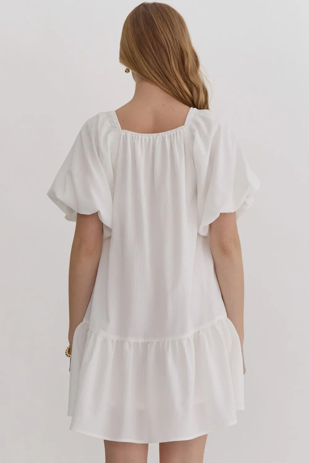 Powder White Dress