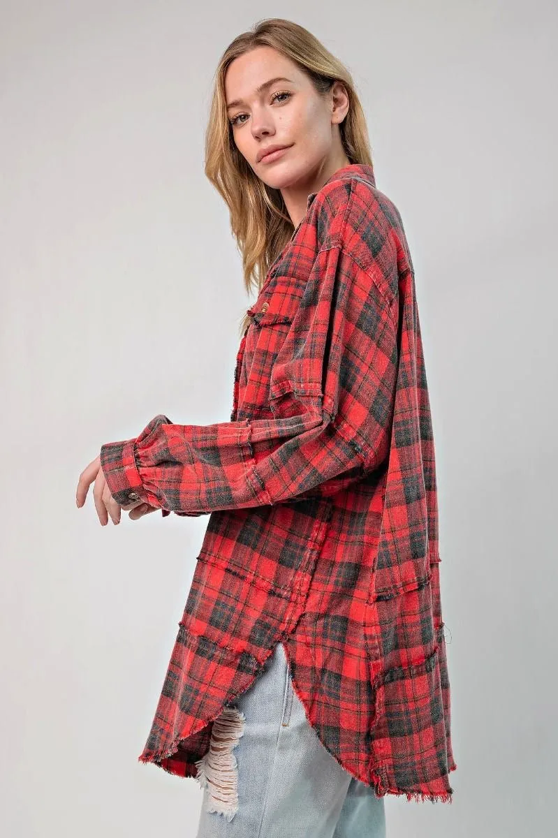 Rudolph Red Oversized Tunic