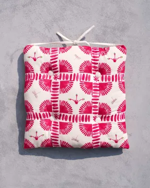 Striped Morocco chair cushion (Pink)