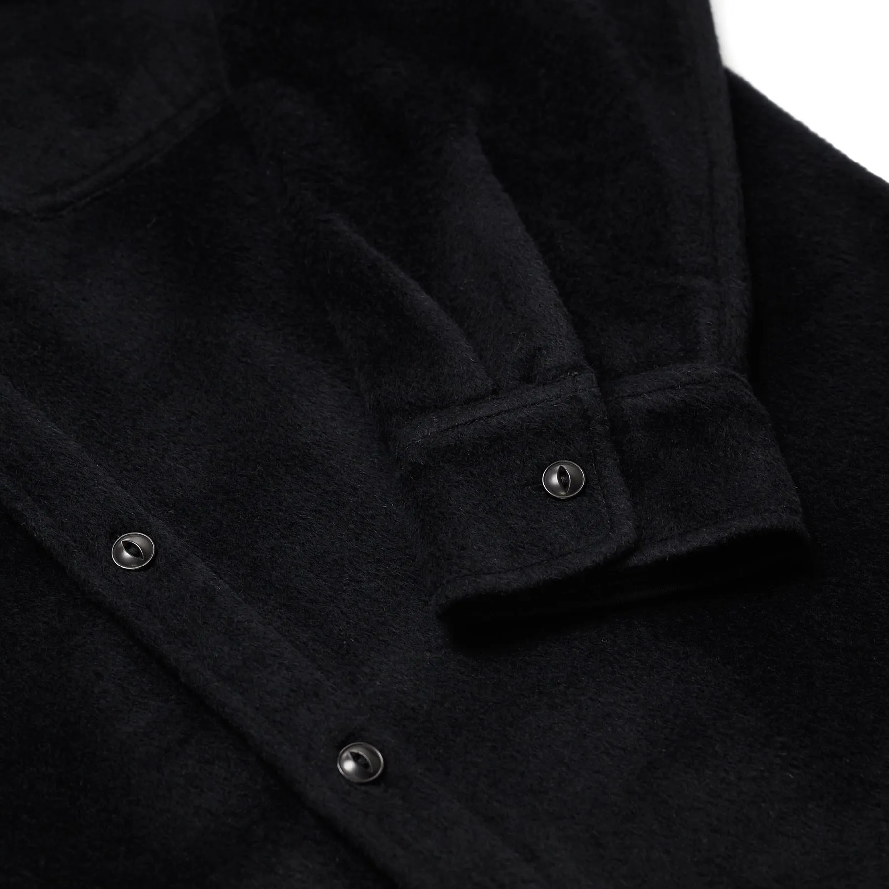 USN Overshirt Black Wool/Angora