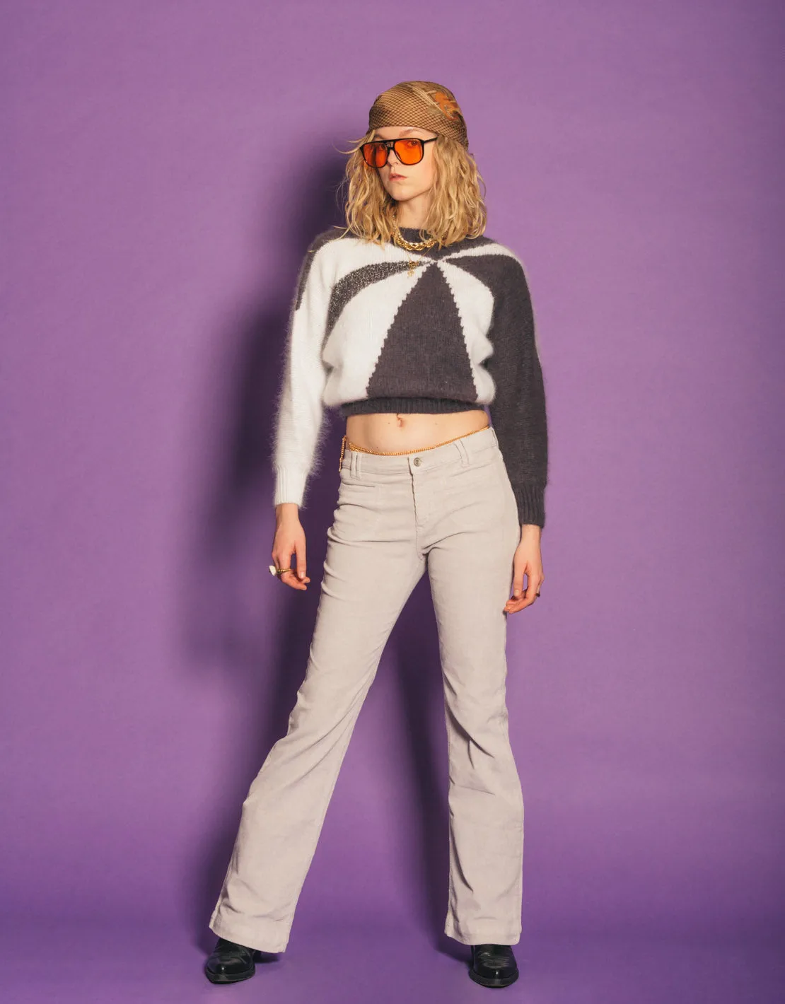Vintage Umberto Ginocchietti geometric sweater